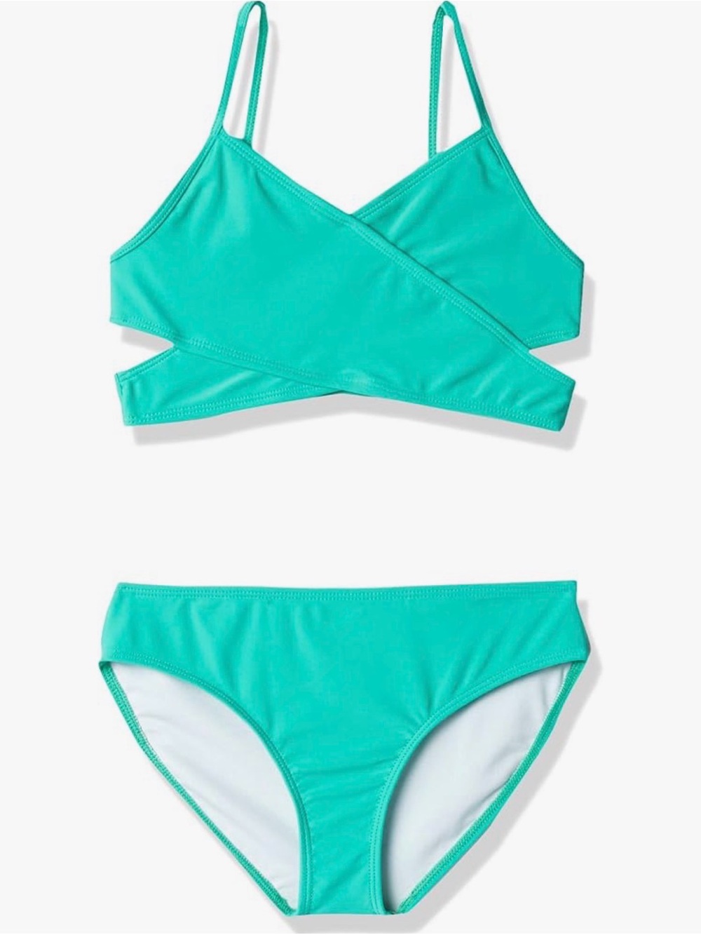 Kanu Surf Girls' Coral Reef Beach Sport Wrap Around Bikini 2-piece Swimsuit